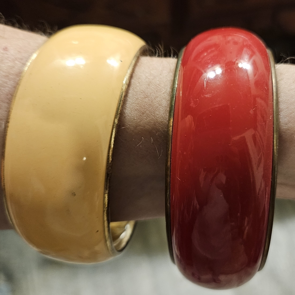 Vintage large bangles